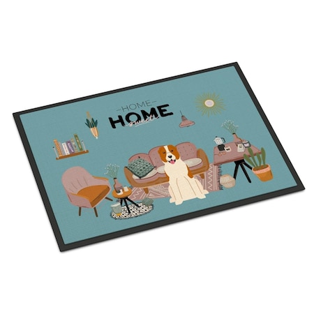 Carolines Treasures 18 x 27 in. Central Asian Shepherd Dog Sweet Home Indoor or Outdoor Mat CK7894MAT